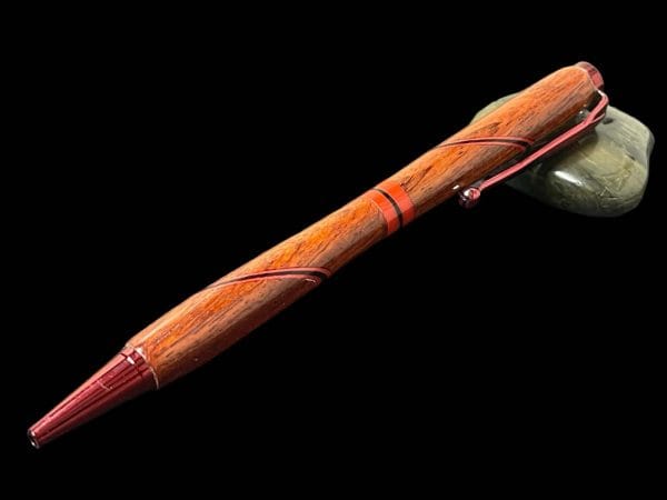 African Padauk Ballpoint Pen - Image 4