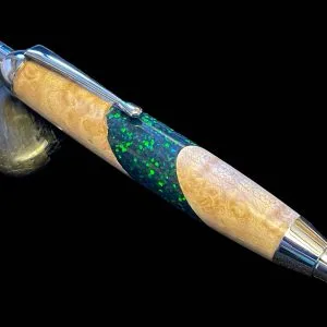 Birds Eye Maple & Opal Artist Pencil
