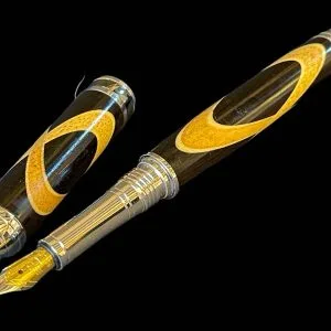 African Blackwood & Huon Pine Accents Fountain Pen