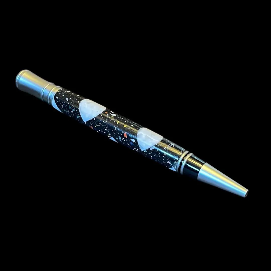 Contrasting Corian Ballpoint Pen - Image 2