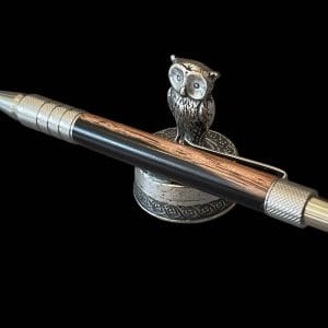 Indian Stripy Ebony Click Ballpoint Pen