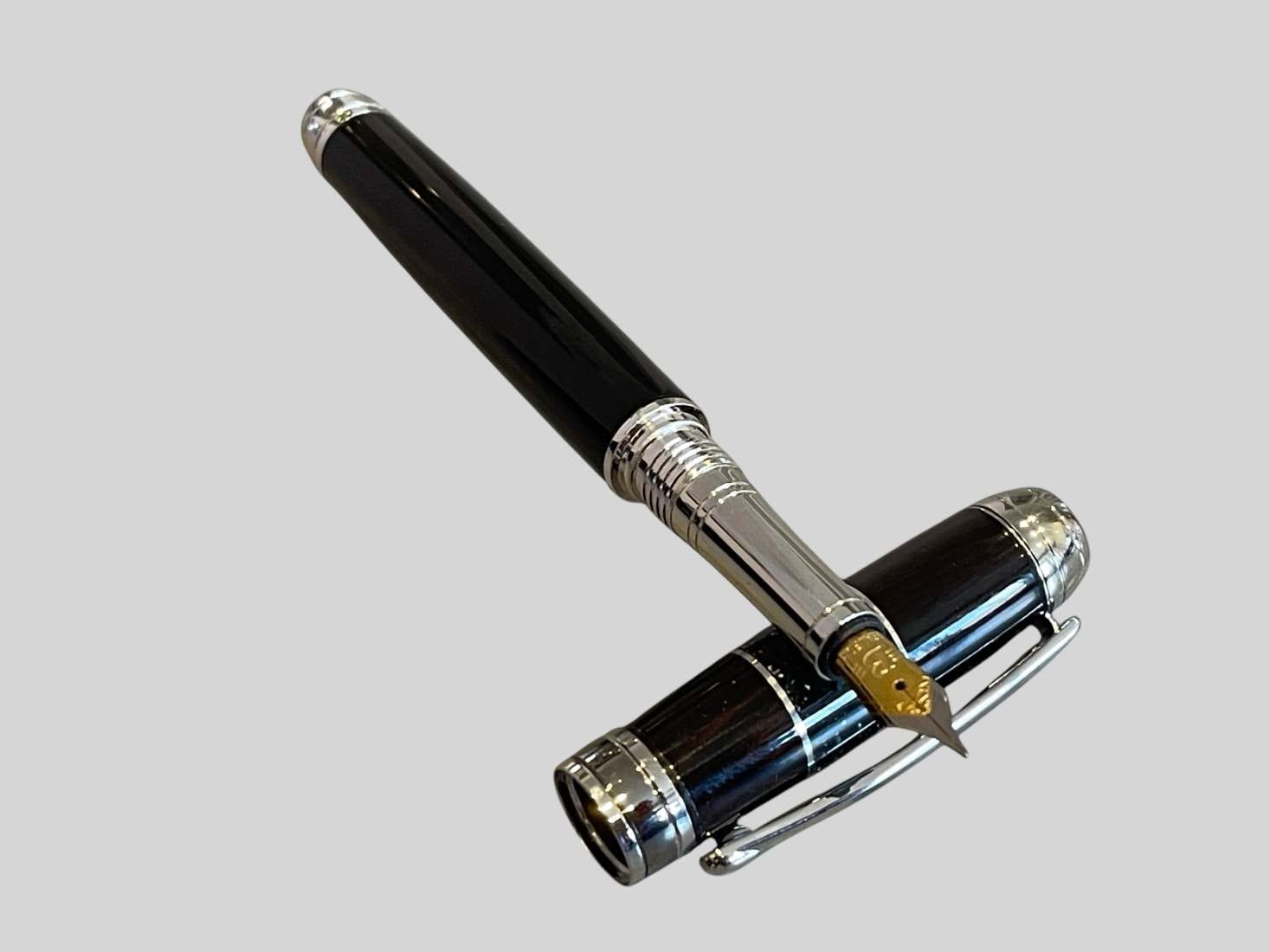 African Blackwood & Corian Fountain Pen - Image 3
