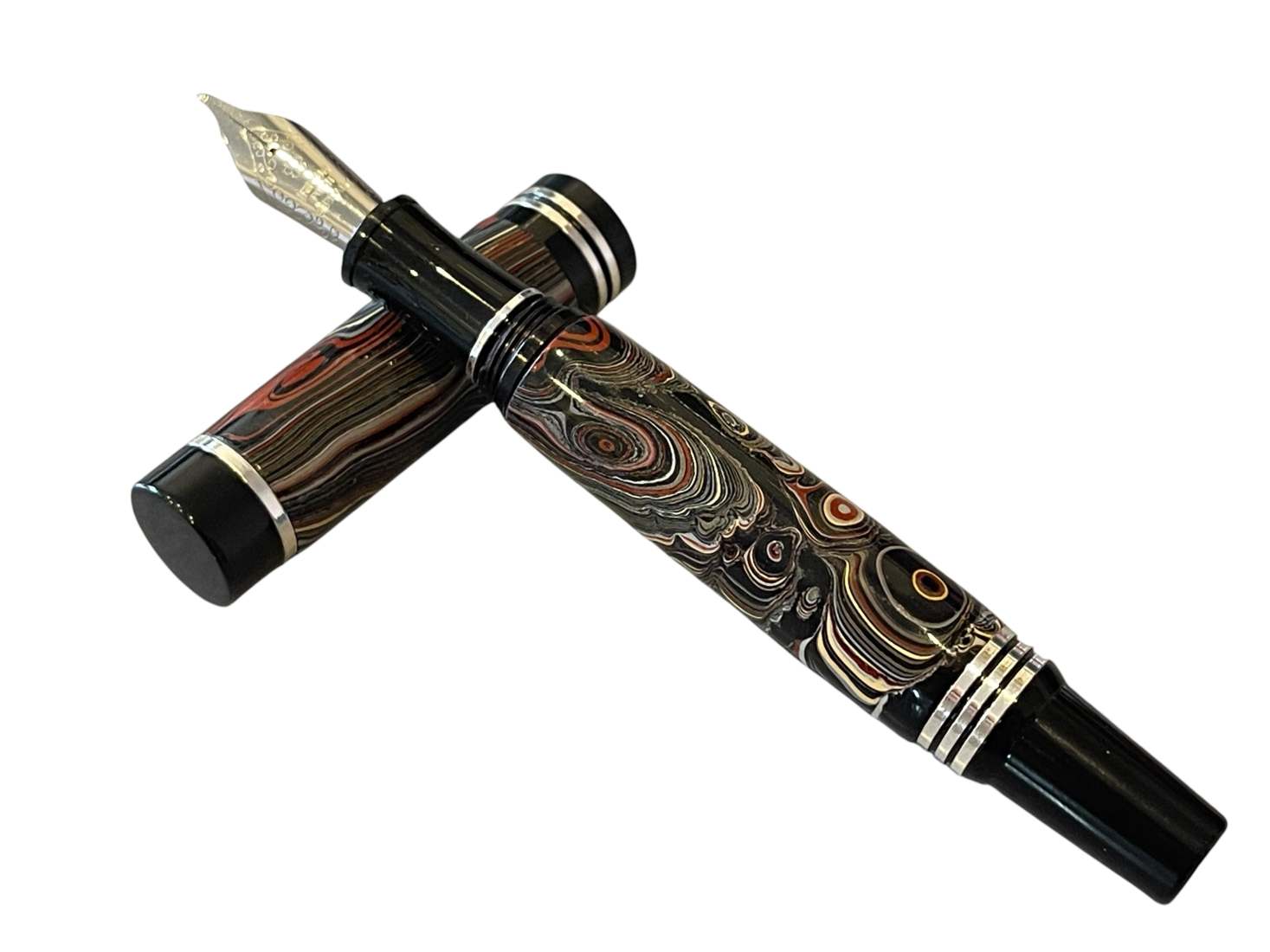 Gecko Fordite Fountain Pen - Image 4