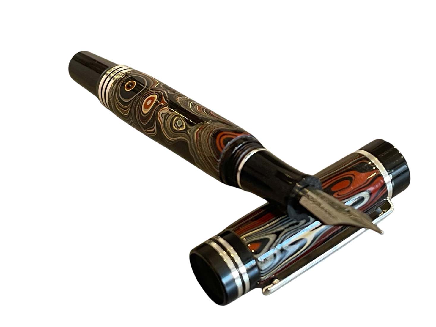 Gecko Fordite Fountain Pen - Image 3