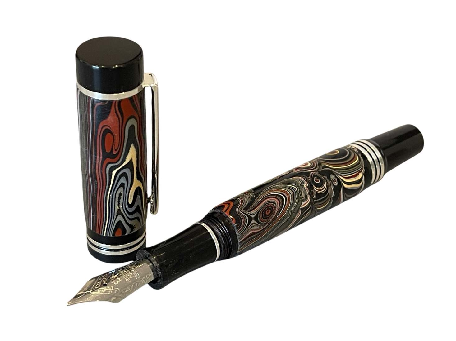 Gecko Fordite Fountain Pen - Image 6