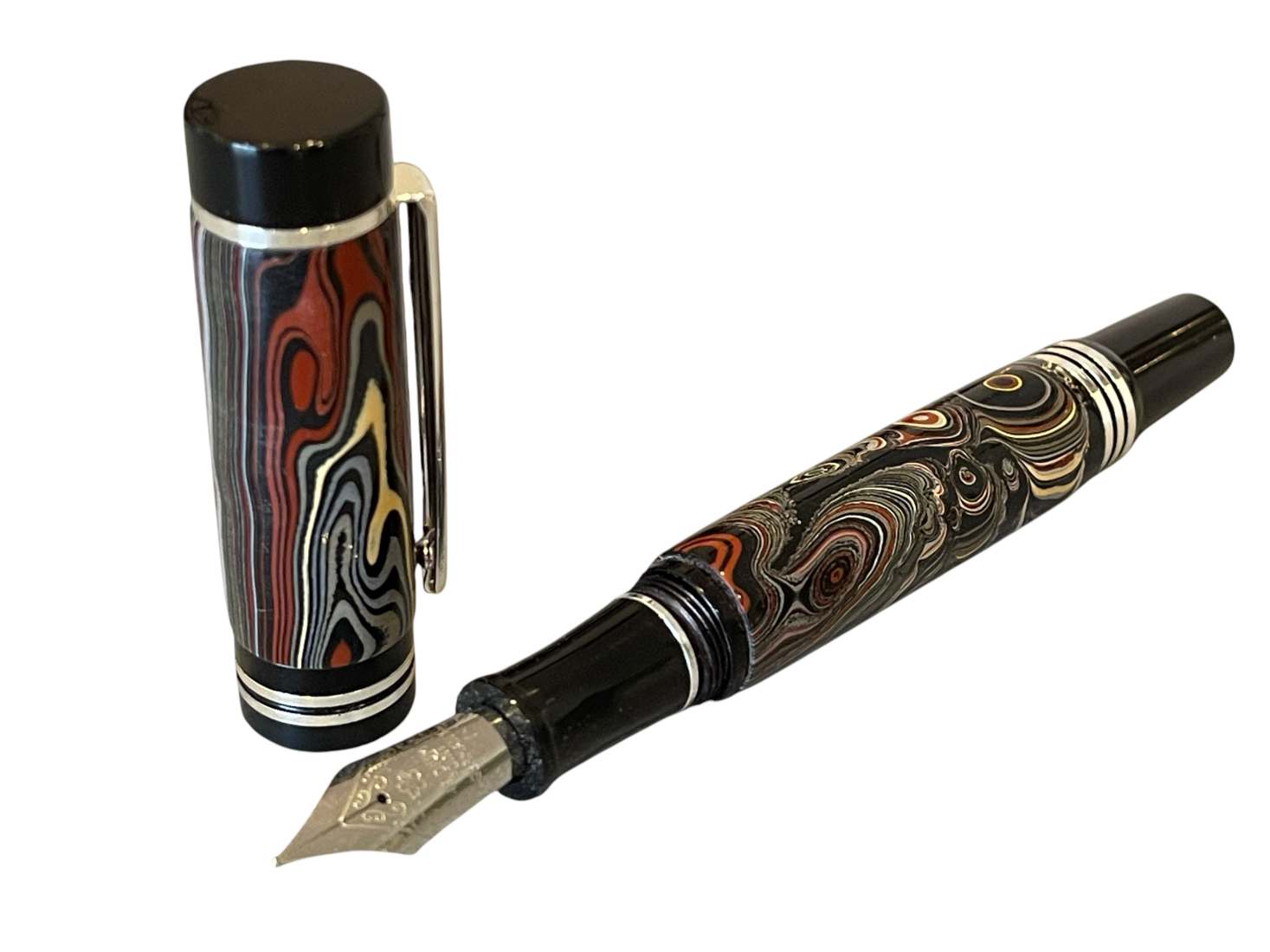 Gecko Fordite Fountain Pen - Image 2