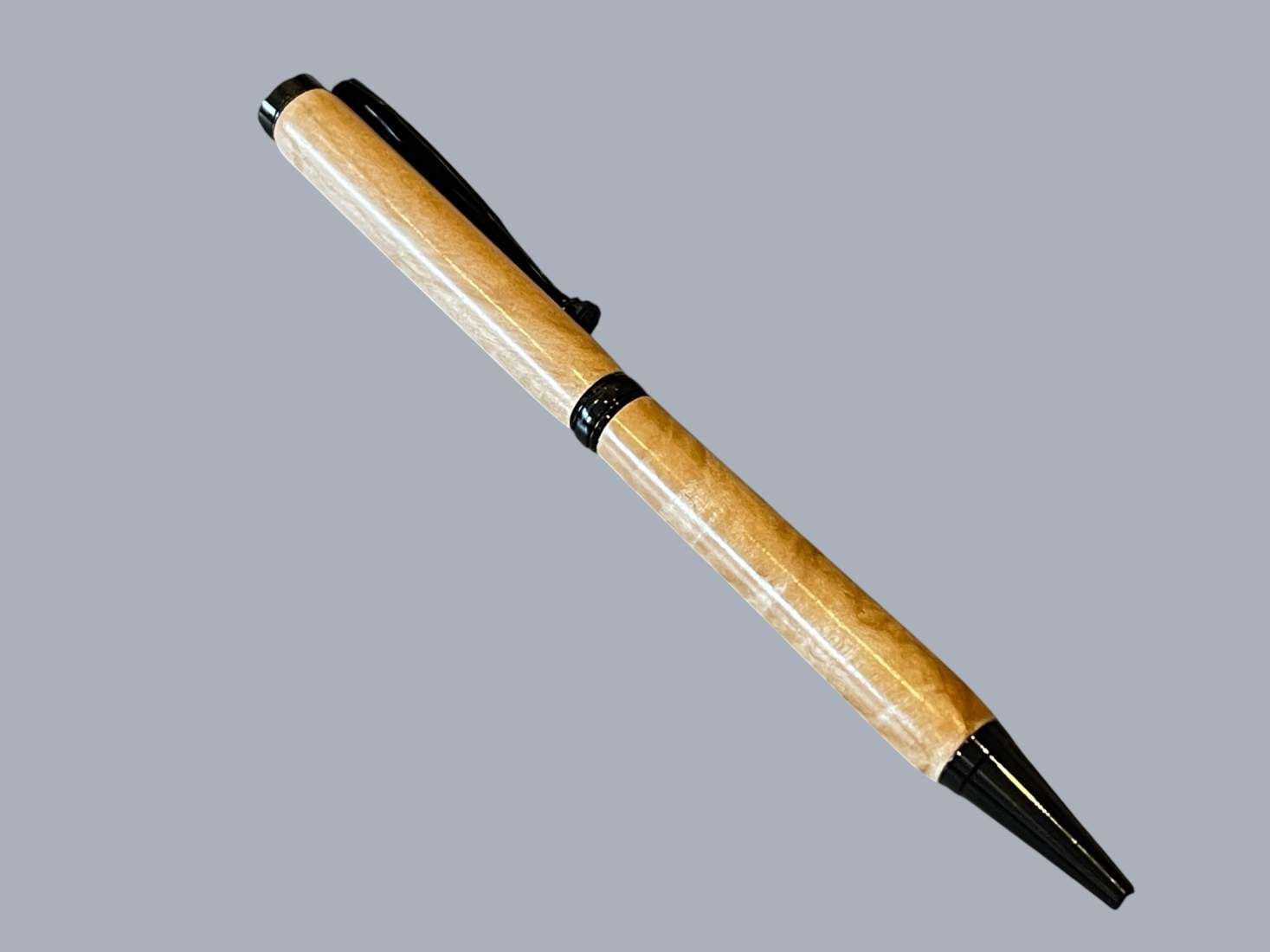 Canadian Curly Maple Ballpoint Pen - Image 2